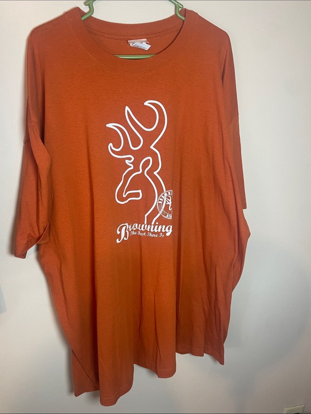 Men's XXXL Browning Tee Shirt Orange Graphic Tee Shirt Browning size 3X